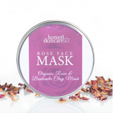 Honest Skincare Organic Bentonite Clay & Rose Face Mask